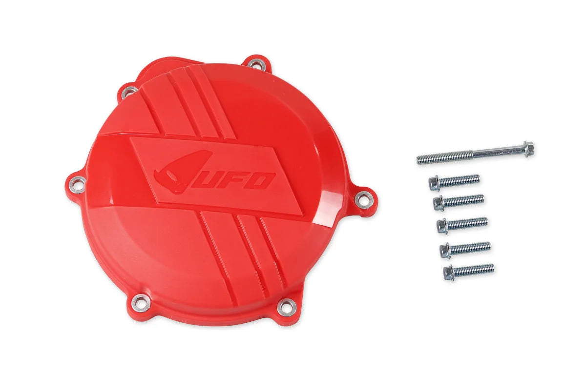 PROTEZIONE CARTER FRIZIONE COMPATIBILE CON HONDA CRF 250R 2010-2017 rosso