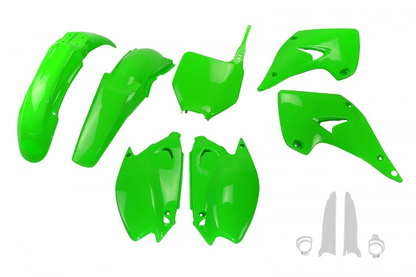 FULL-KIT-PLASTICHE-COMPATIBILE-CON-KAWASAKI-KX-250-2003-2003-VERDE-026