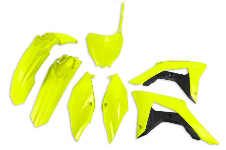 KIT-PLASTICHE-COMPATIBILE-CON-HONDA-CRF-450R-2017-2020-GIALLO FLUO-DFLU