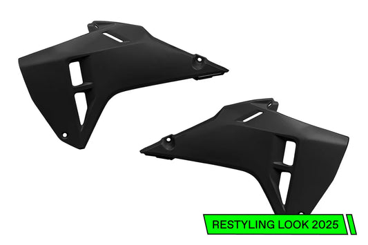 CONVOGLIATORI RADIATORE PER HONDA CRF 250R 2022-2024 / NERO RESTYLING