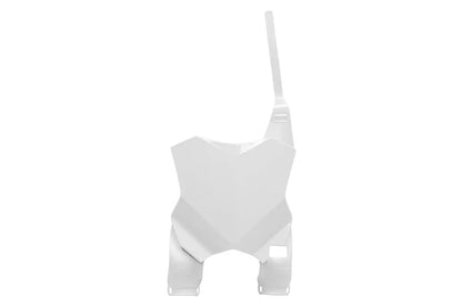 TABELLA PORTANUMERO ANTERIORE COMPATIBILE CON KAWASAKI KXF 450 2016-2026 bianco KA04771