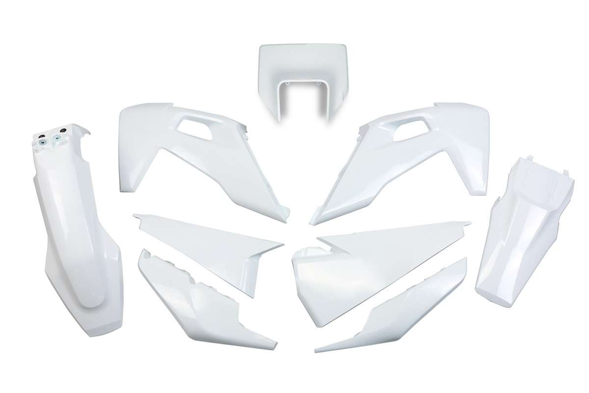 KIT-PLASTICHE-COMPATIBILE-CON-HUSQVARNA-TE-300-2020-2023-con-portafaro-OEM 22-999W