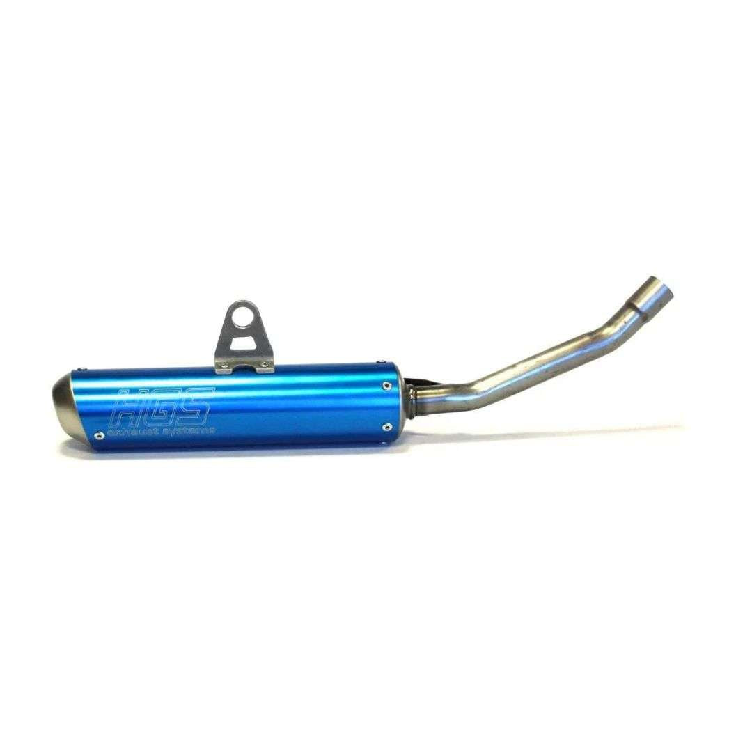 Silenziatore HGS blu fondello acciaio Ktm SX 125 23-25