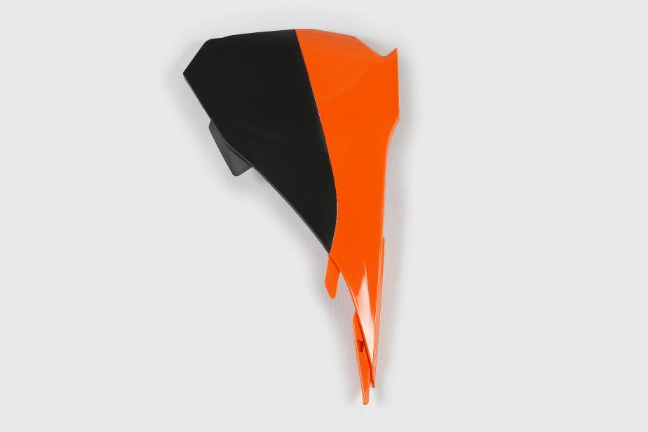 OBTURATEUR DE FILTRE À AIR POUR KTM SX 85 2013-2017 / ORANGE-NOIR / COTE GAUCHE