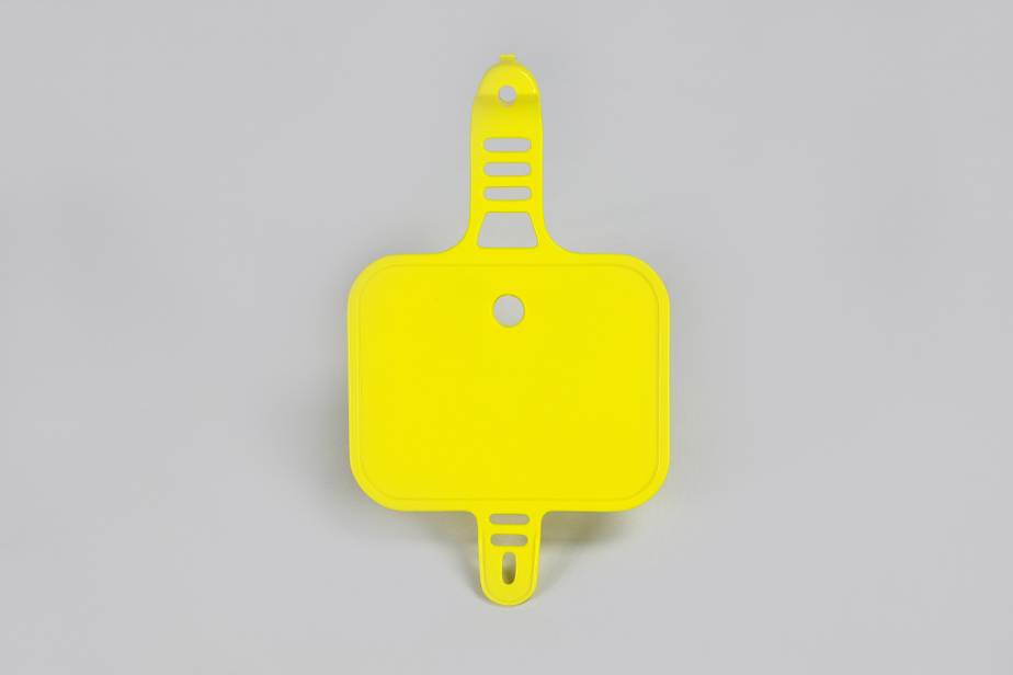 TABELLA PORTANUMERO ANTERIORE COMPATIBILE CON HONDA CRF 50 2004-2026 giallo