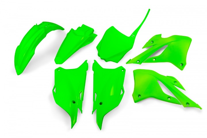 KIT-PLASTICHE-COMPATIBILE-CON-KAWASAKI-KX-85-2022-2026-VERDE FLUO-AFLU