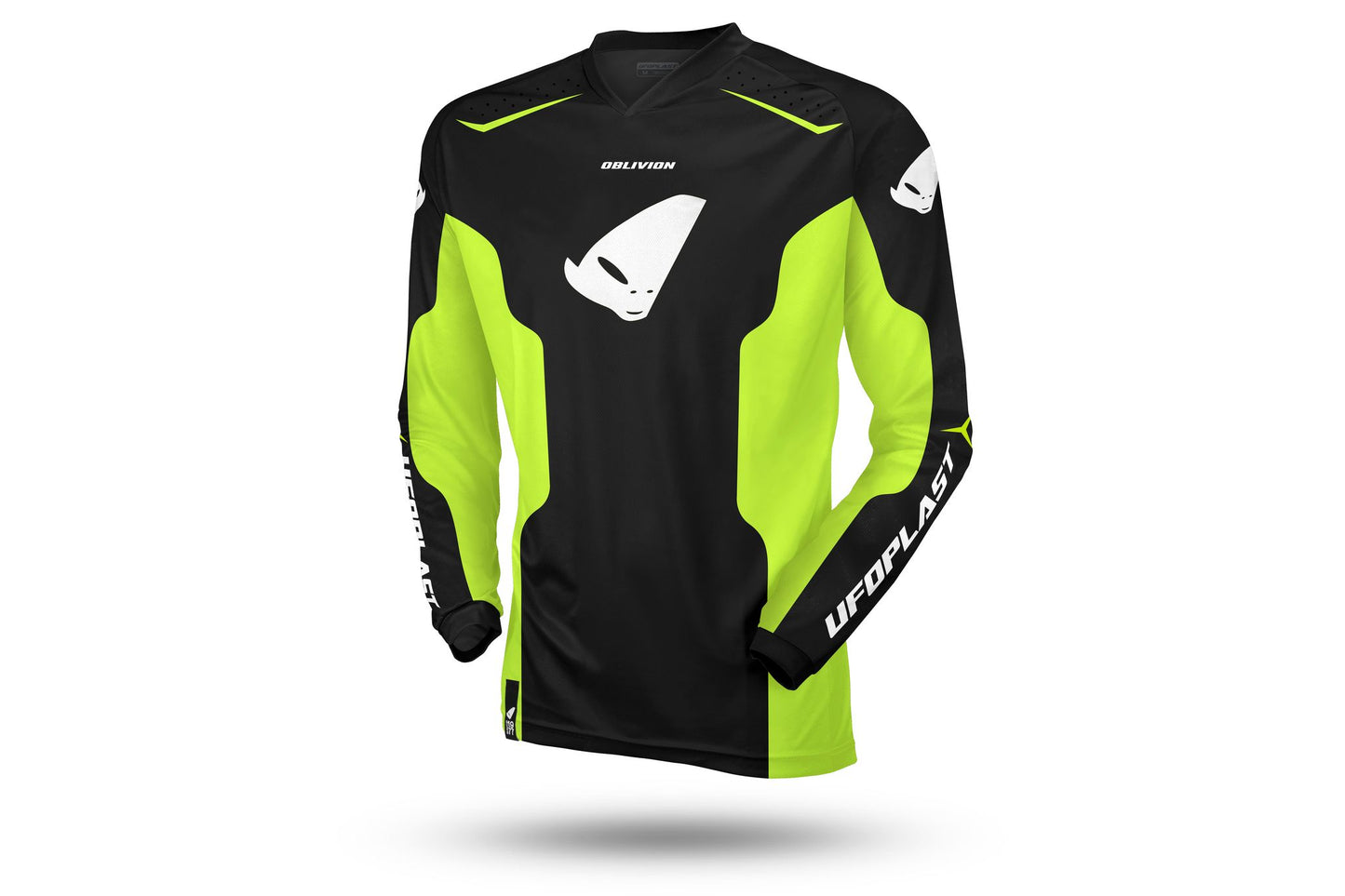 MAGLIA MOTOCROSS UFO OBLIVION NERO/GIALLO FLUO