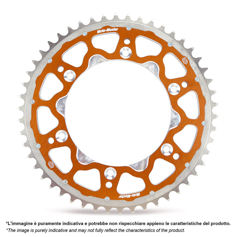 CORONA MOTO MASTER FUSION KTM 500 EXC-F (12-25) 52 DENTI ARANCIONE