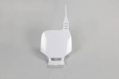 TABELLA PORTANUMERO ANTERIORE COMPATIBILE CON YAMAHA YZ 85 2002-2014 bianco