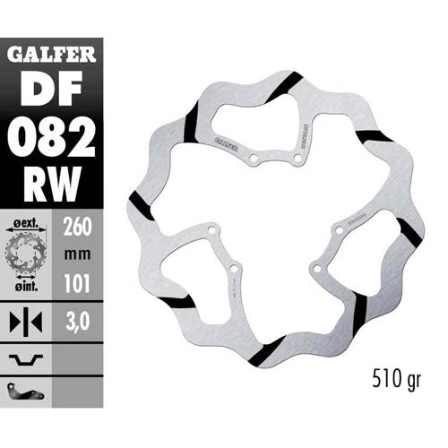 Disco freno anteriore Galfer Race Honda CRF 450RX 17-25
