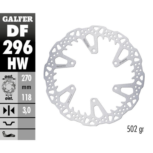 Disco freno anteriore Galfer Shark FANTIC  250 XX 22-25
