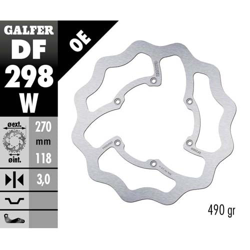 Disco freno anteriore Galfer Wave FANTIC  250 XXF 22-25