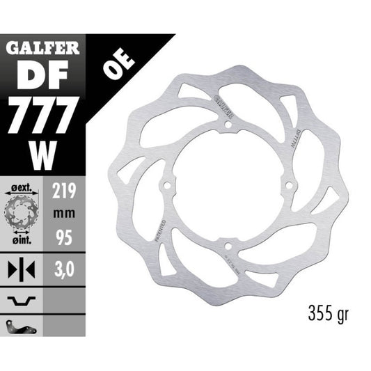 Disco freno anteriore Galfer Wave Ktm SX 85 03-12