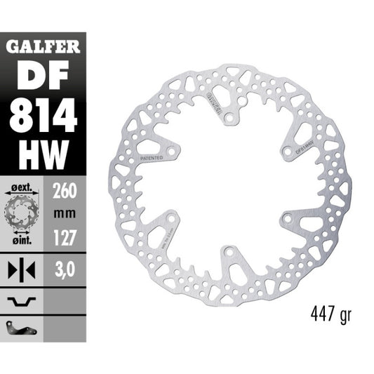 Disco freno anteriore Galfer Shark Beta RR 430 15-25