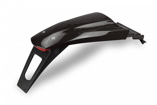 PARAFANGO POSTERIORE COMPATIBILE CON KTM SMC 660 2002-2004 / con portatarga nero