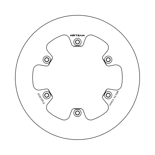 Disco freno posteriore pieno NRTeam Ktm EXC 150 20-25