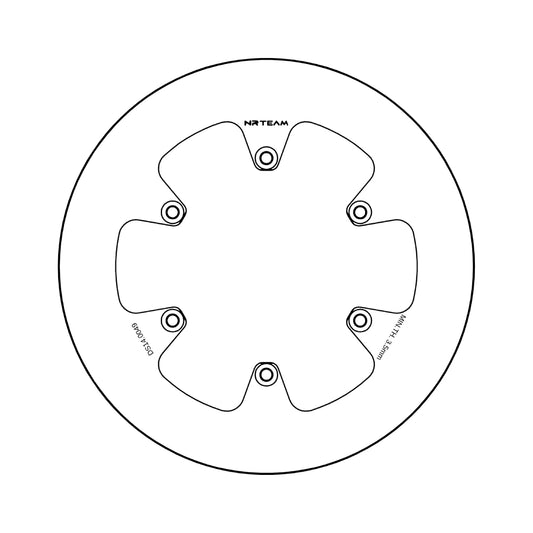 Disco freno posteriore pieno NRTeam Beta RR 350 13-25