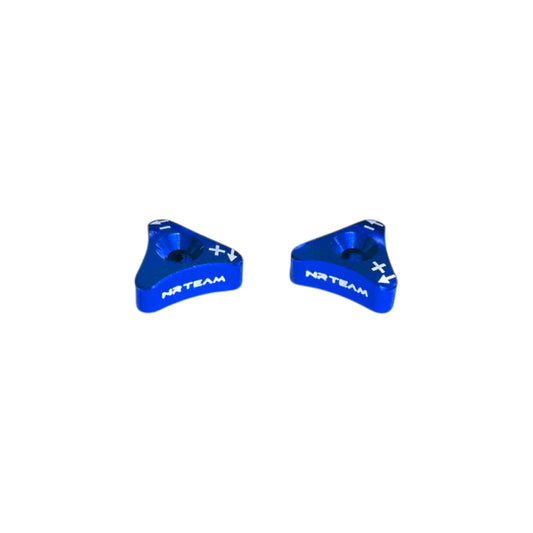 COPPIA REGISTRI FORCELLA KTM 450 SX-F (07-19) SUPERIORI BLU