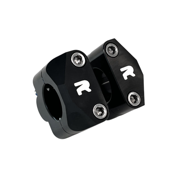 KIT ADATTATORI PER MANUBRIO 28.6 MM SU PIASTRE DA 22 MM NERI - NRTEAM