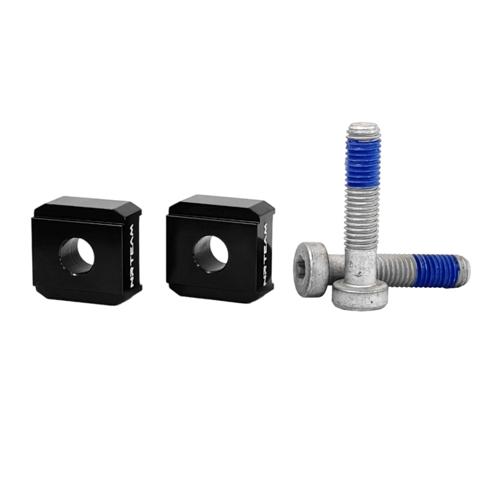 KIT RIALZI MANUBRIO KTM 144 SX (08) - 10 MM NRTEAM NERI