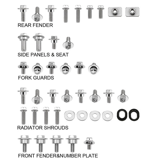 KIT VITI PLASTICHE KAWASAKI KX 250 F (17-21)
