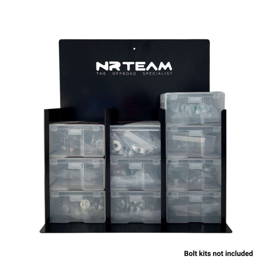 ESPOSITORE IN ALLUMINIO PER KIT VITI NRTEAM
