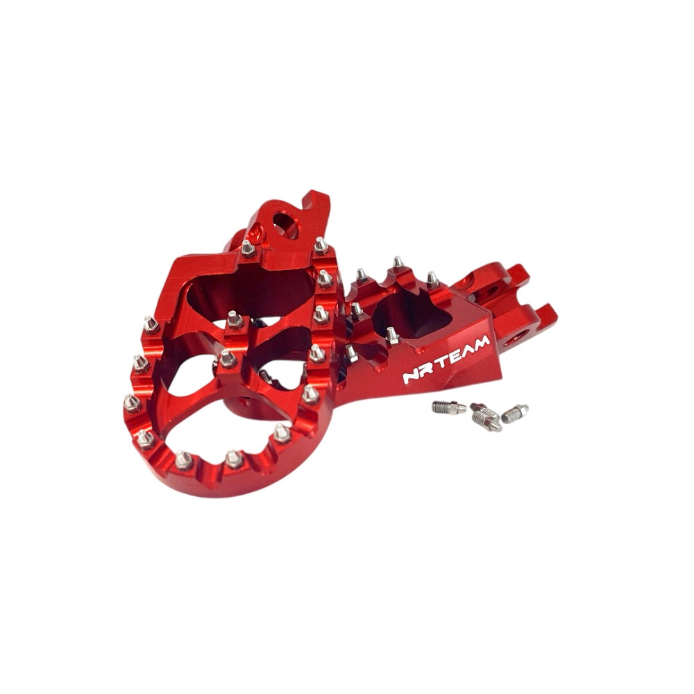 PEDANE IN ERGAL HONDA CRF 450 R (02-26) ROSSE