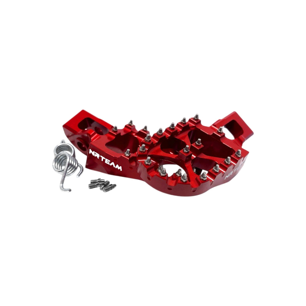 PEDANE IN ERGAL KTM 150 EXC (20-23) ROSSE