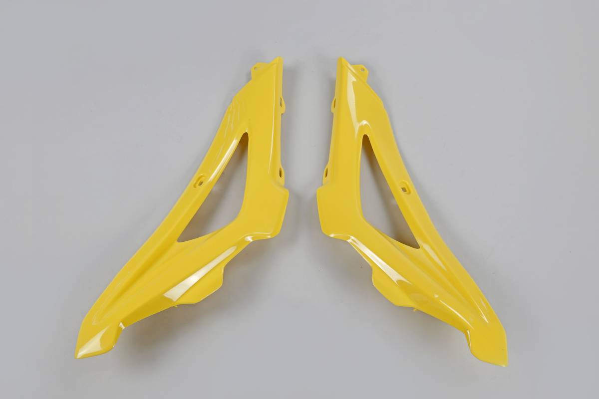 CONVOGLIATORI-RADIATORE-COMPATIBILE-CON-HUSQVARNA-TE-511-2005-2007-/-parte-alta-GIALLO-103