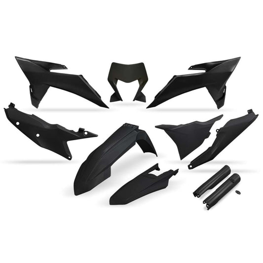 FULL KIT PLASTICHE PER KTM EXC-F 450 2026-2026 / NERO
