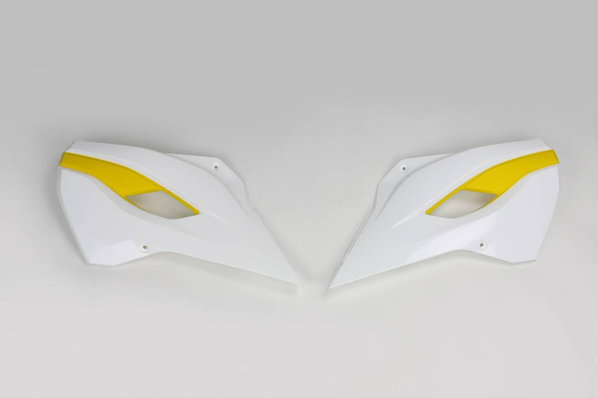 Convogliatori-Radiatore-per-Husqvarna-TC-250-2016-2016-bianco-giallo