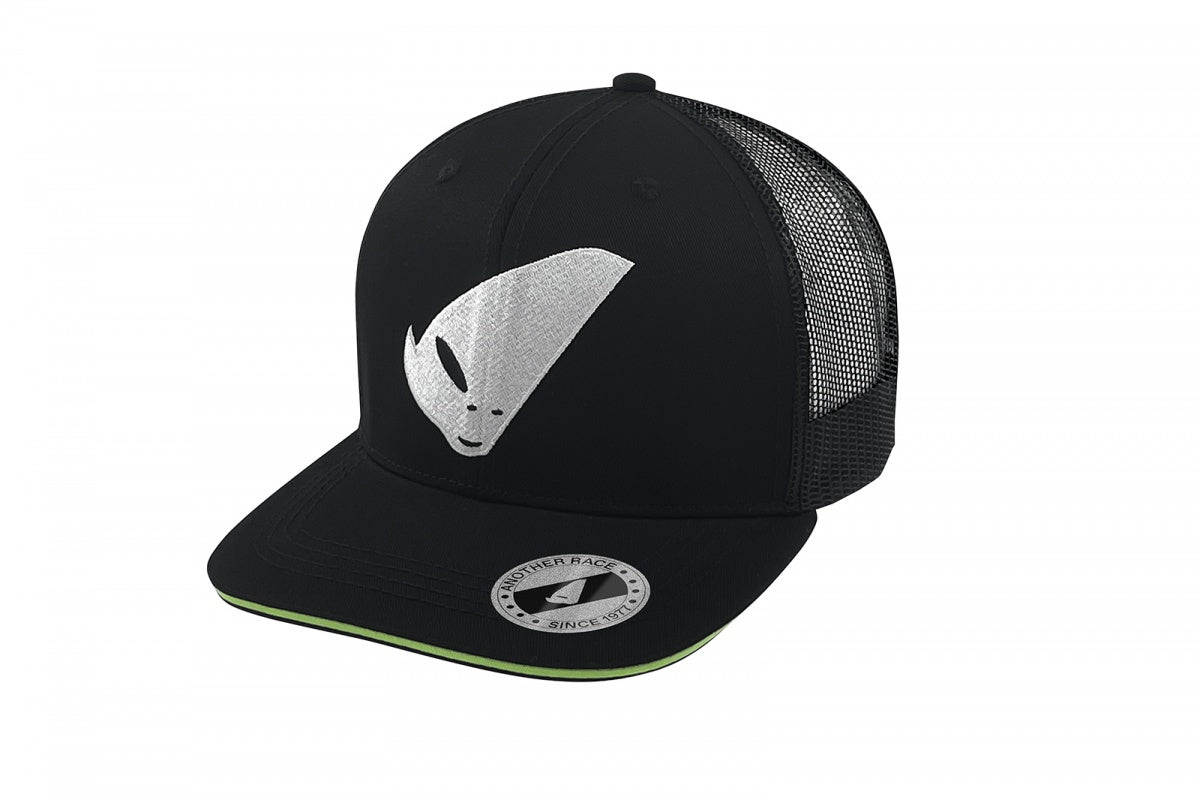 CAPPELLINO CAPPELLINO VENTILATO LOGO ALIENO BIANCO UFO PLAST NERO-BIANCO