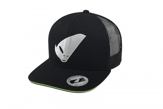 CAPPELLINO CAPPELLINO VENTILATO LOGO ALIENO BIANCO UFO PLAST NERO-BIANCO