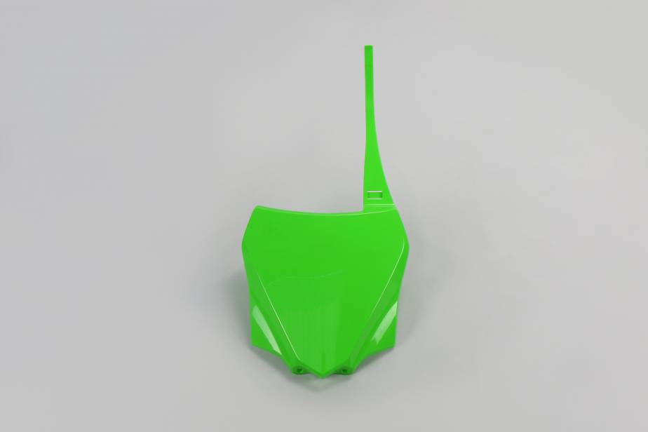 TABELLA PORTANUMERO ANTERIORE COMPATIBILE CON KAWASAKI KX 112 2022-2026 verde
