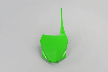 TABELLA PORTANUMERO ANTERIORE COMPATIBILE CON KAWASAKI KX 112 2022-2026 verde