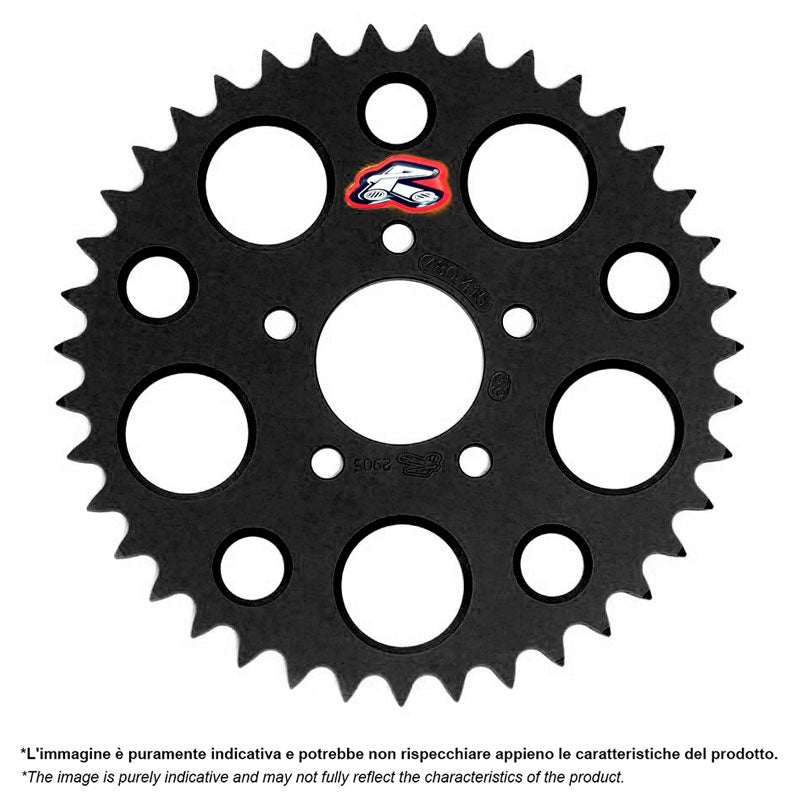 CORONA RENTHAL ERGAL ULTRALEGGERA HUSQVARNA TC 50 (14-26) 40 DENTI PASSO 415 NERA
