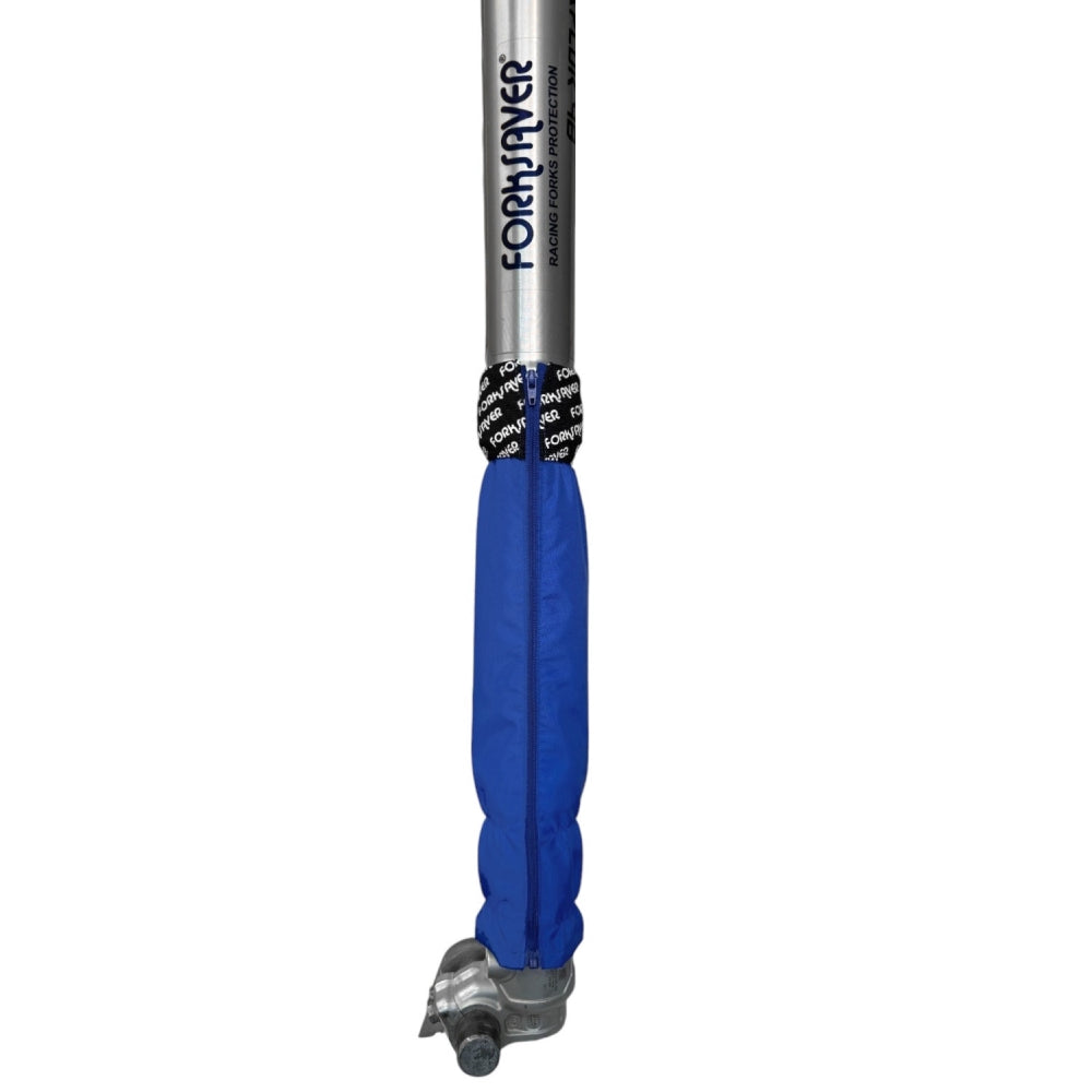 CALZE FORCELLA FORKSAVER CON ZIP PER STELI DA 45 MM A 48 MM BLU