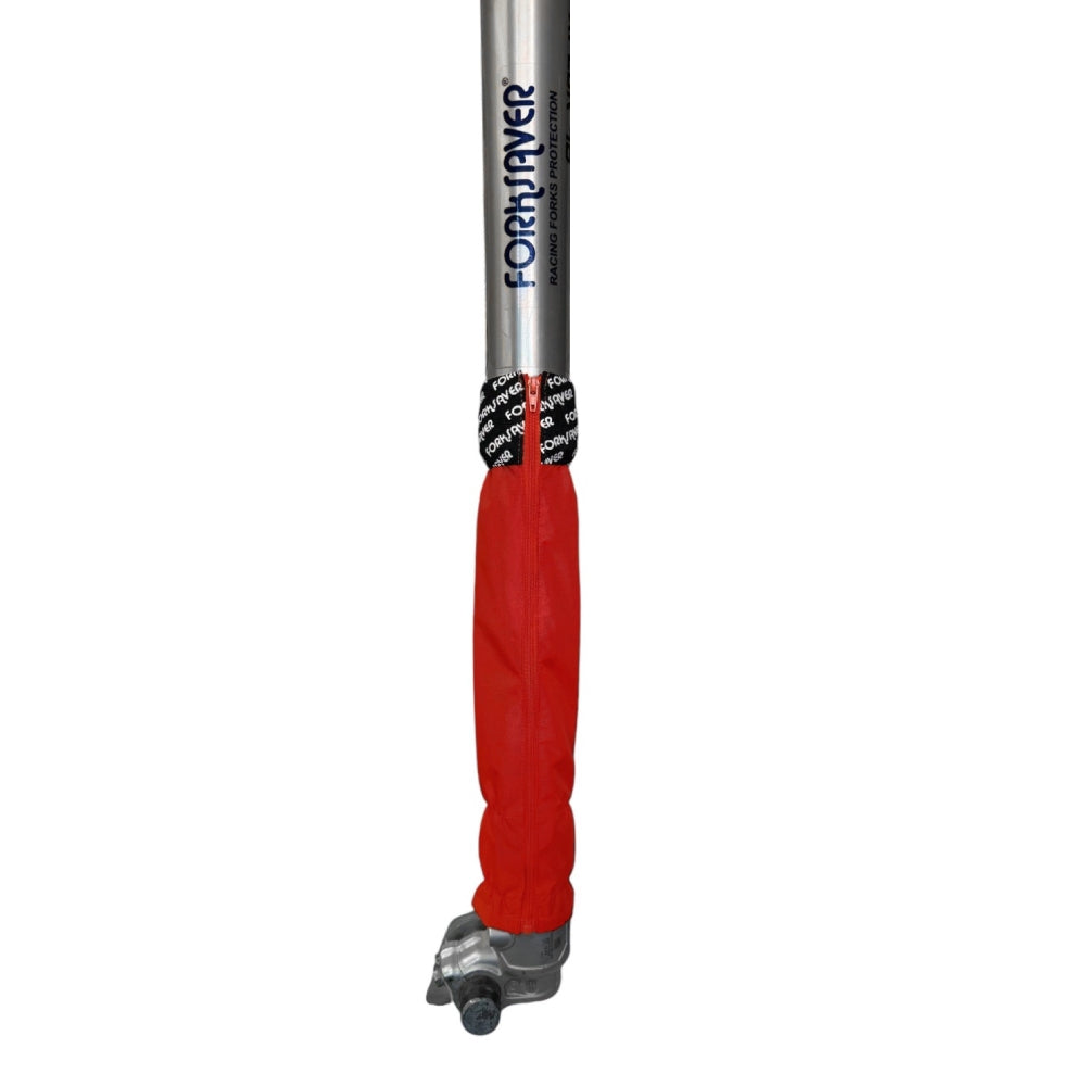 CALZE FORCELLA FORKSAVER CON ZIP PER STELI DA 45 MM A 48 MM ROSSE