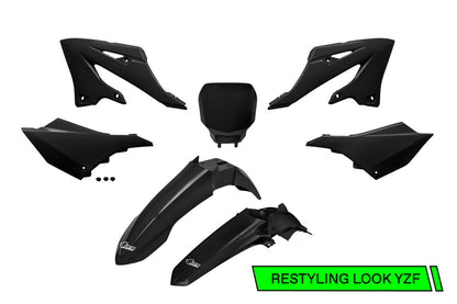 Kit Plastiche UFO per Yamaha YZ 125 (2022-2026) - Nero