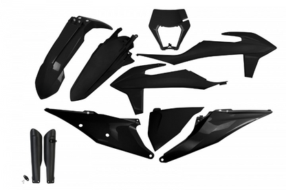 FULL-KIT-PLASTICHE-COMPATIBILE-CON-KTM-EXC-250-2020-2023-con-portafaro-NERO-001