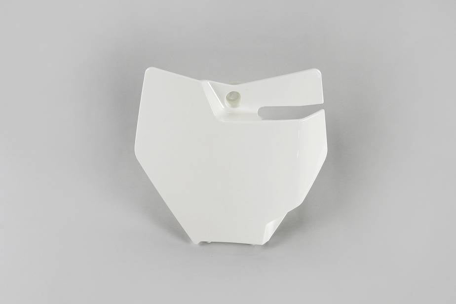 TABELLA PORTANUMERO ANTERIORE COMPATIBILE CON KTM SX 85 2018-2024 bianco