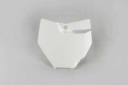 TABELLA PORTANUMERO ANTERIORE COMPATIBILE CON KTM SX 85 2018-2024 bianco