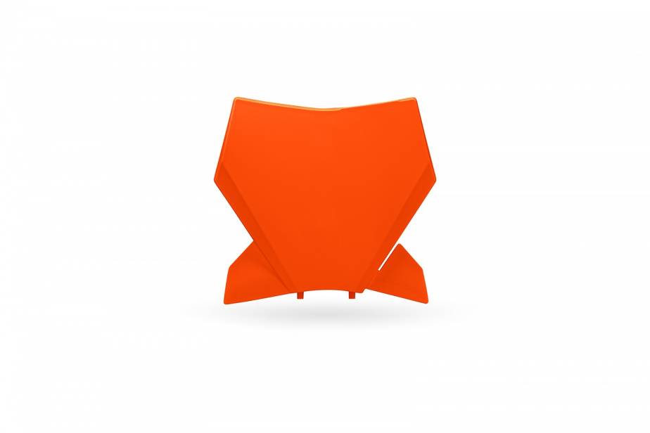 TABELLA PORTANUMERO ANTERIORE COMPATIBILE CON KTM SX-F 350 2023-2026 arancio