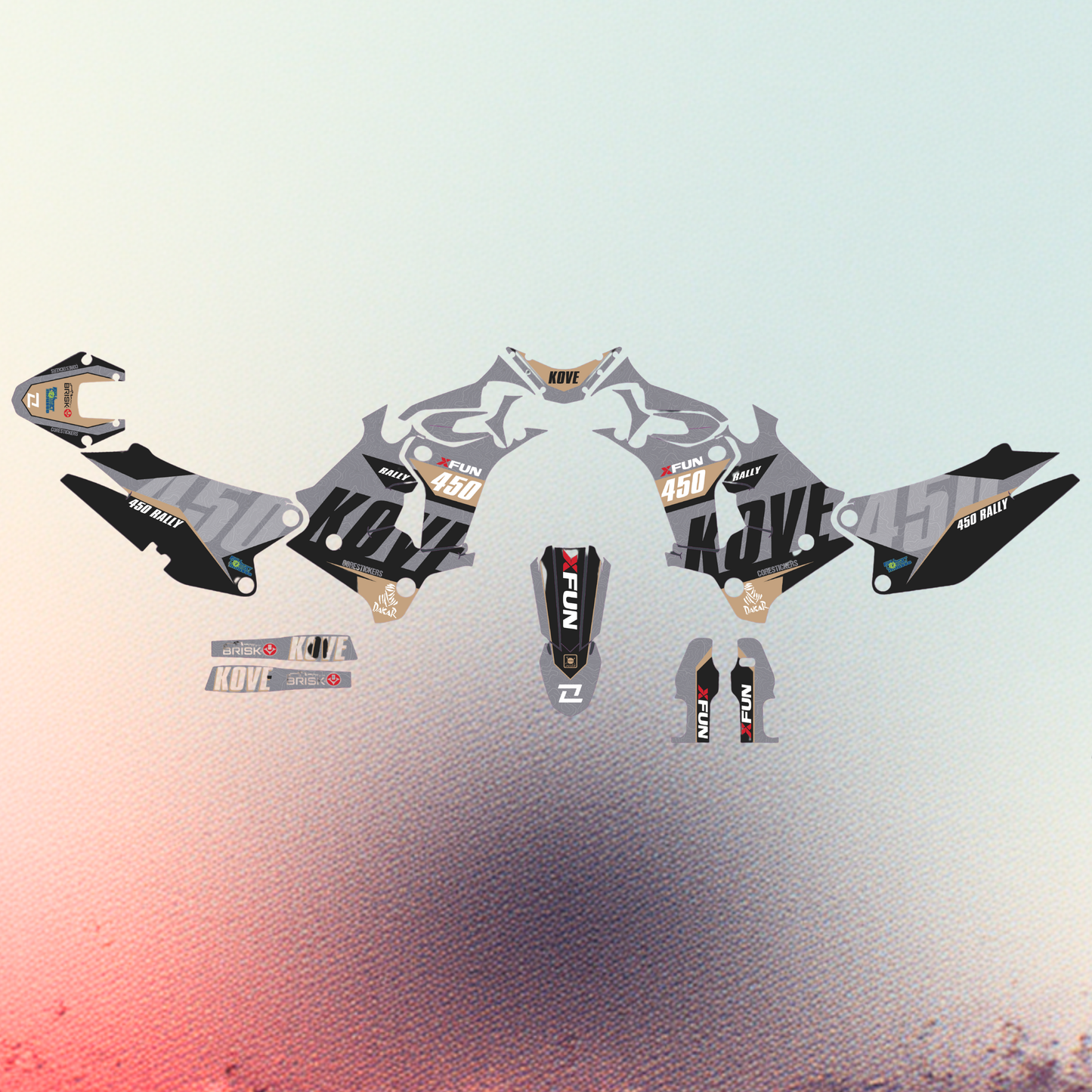 KIT GRAFICHE KOVE 450 RALLY 2023/2026
