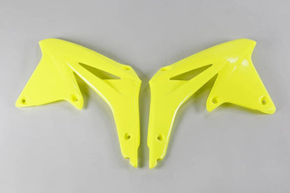 CONVOGLIATORI-RADIATORE-COMPATIBILE-CON-SUZUKI-RMZ-450-2008-2017-GIALLO FLUO-DFLU