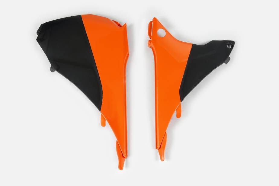 OBTURATEUR DE FILTRE À AIR POUR KTM EXC 200 2014-2016 / ORANGE-NOIR / OEM 14