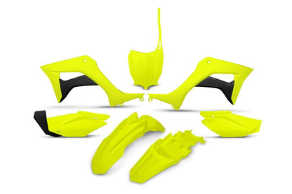 KIT-PLASTICHE-COMPATIBILE-CON-HONDA-CRF-110F-2019-2026-GIALLO FLUO-DFLU