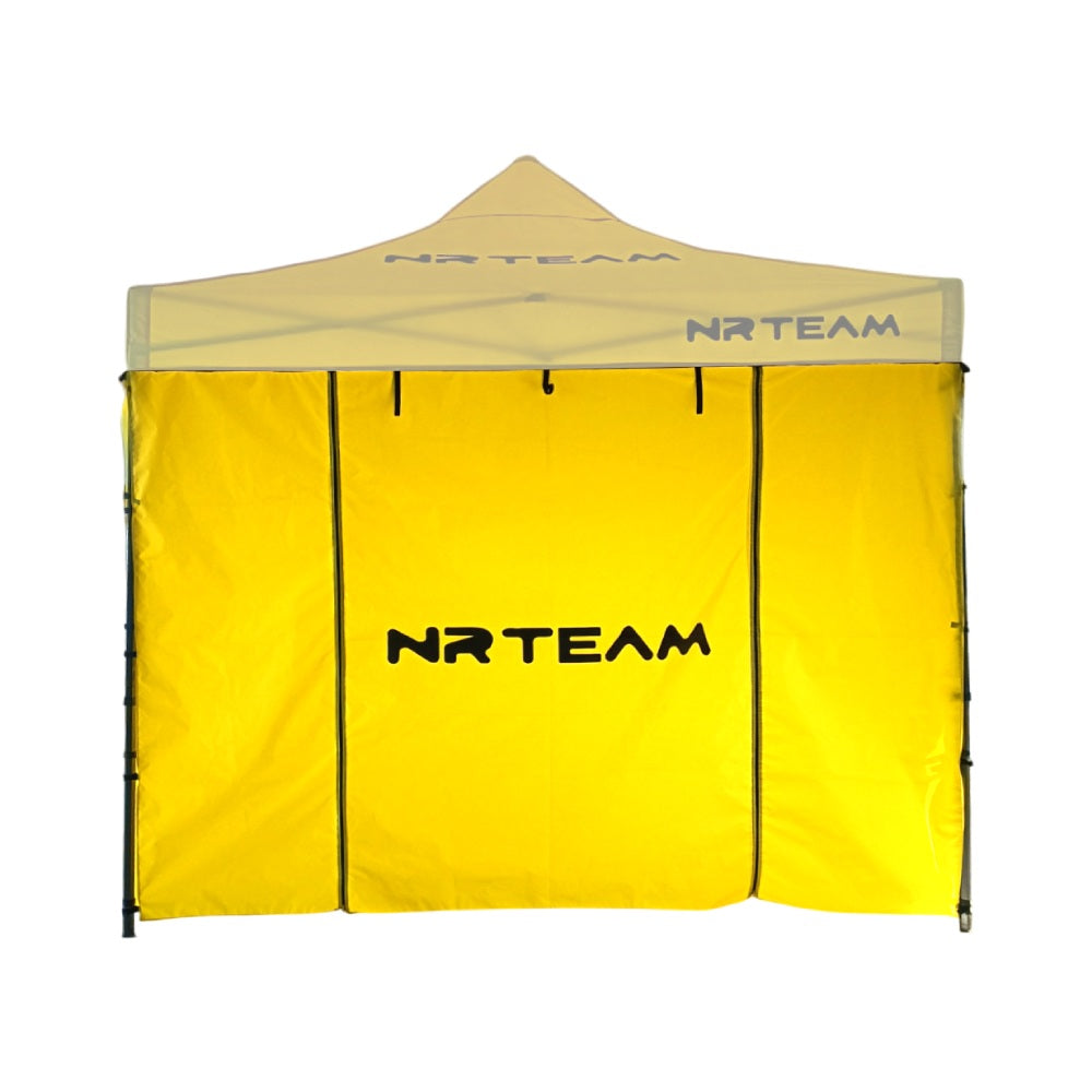 PARETE ANTERIORE CON PORTA PER GAZEBO - GIALLA