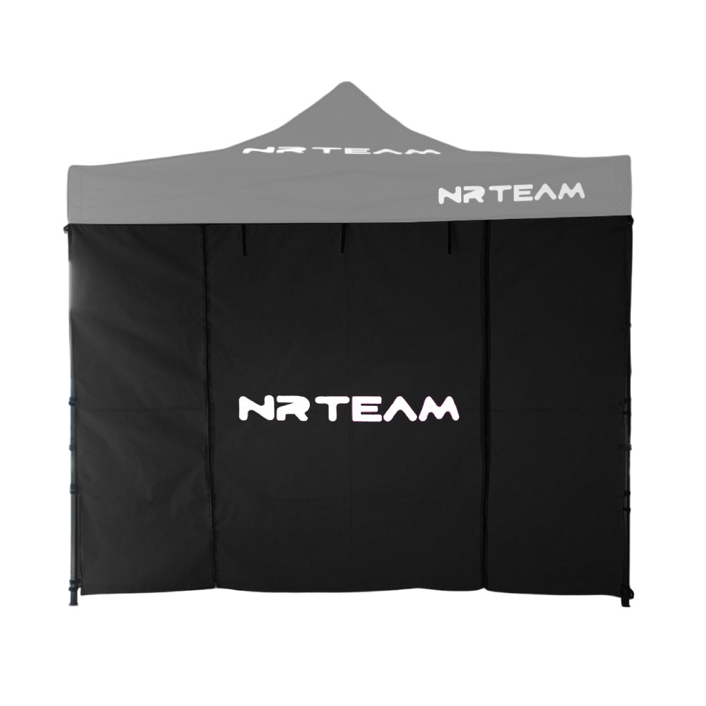 PARETE ANTERIORE CON PORTA PER GAZEBO - NERA