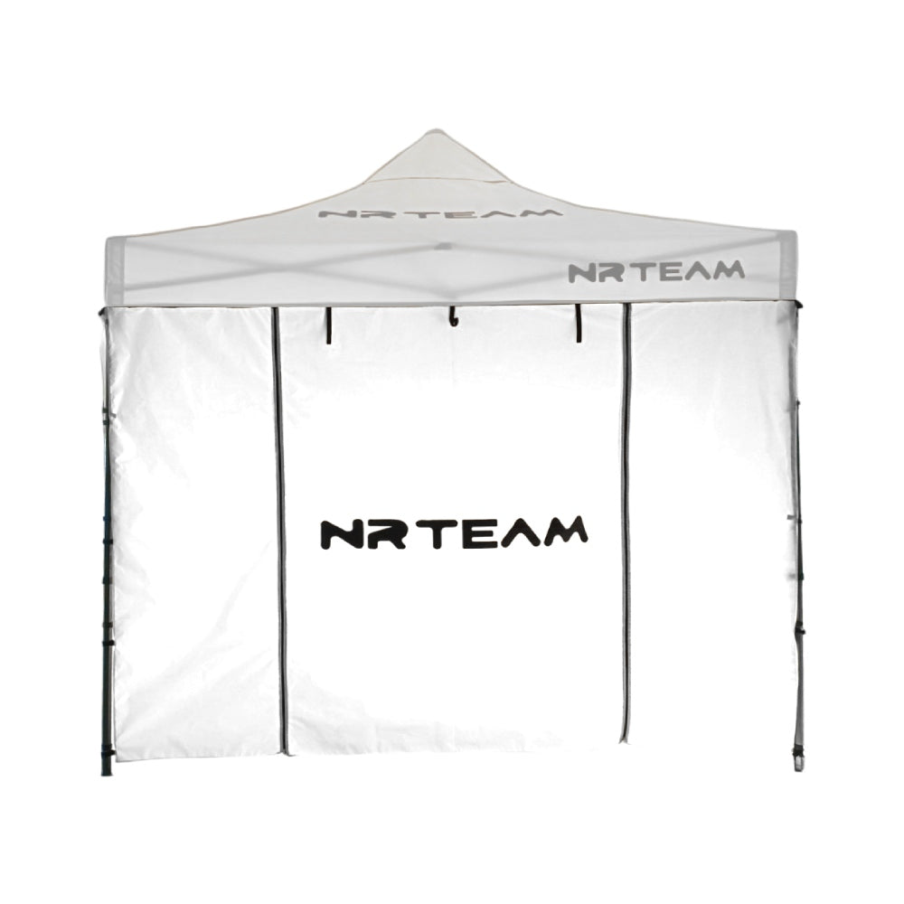 PARETE ANTERIORE CON PORTA PER GAZEBO - BIANCA